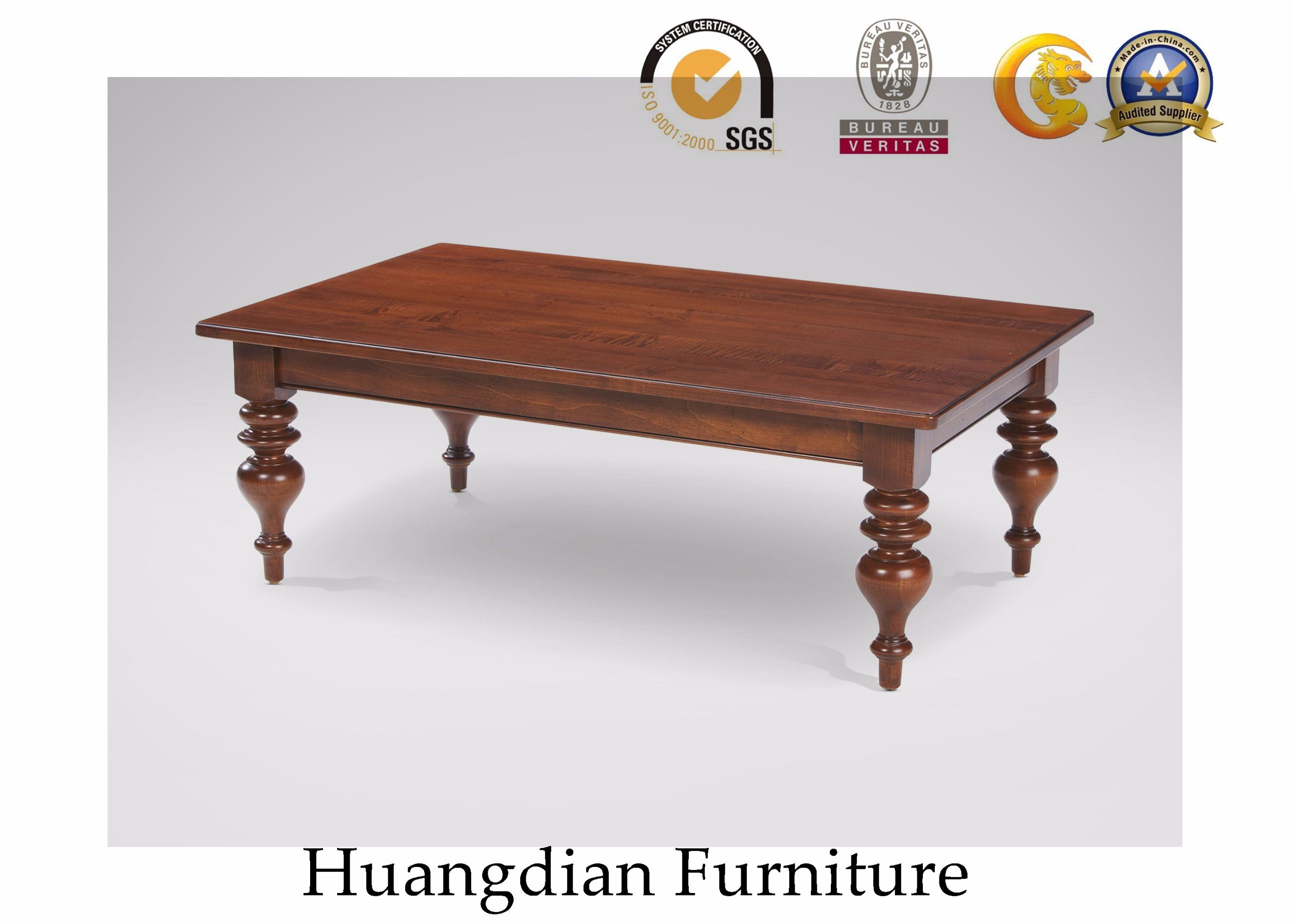 Hotel Lobby Living Room Center Square Coffee Table (HD299)
