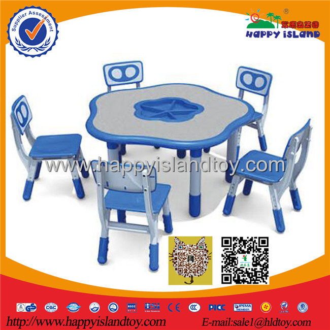 2017 New Design High Quality Classroom Furniture Kids Plastic Table