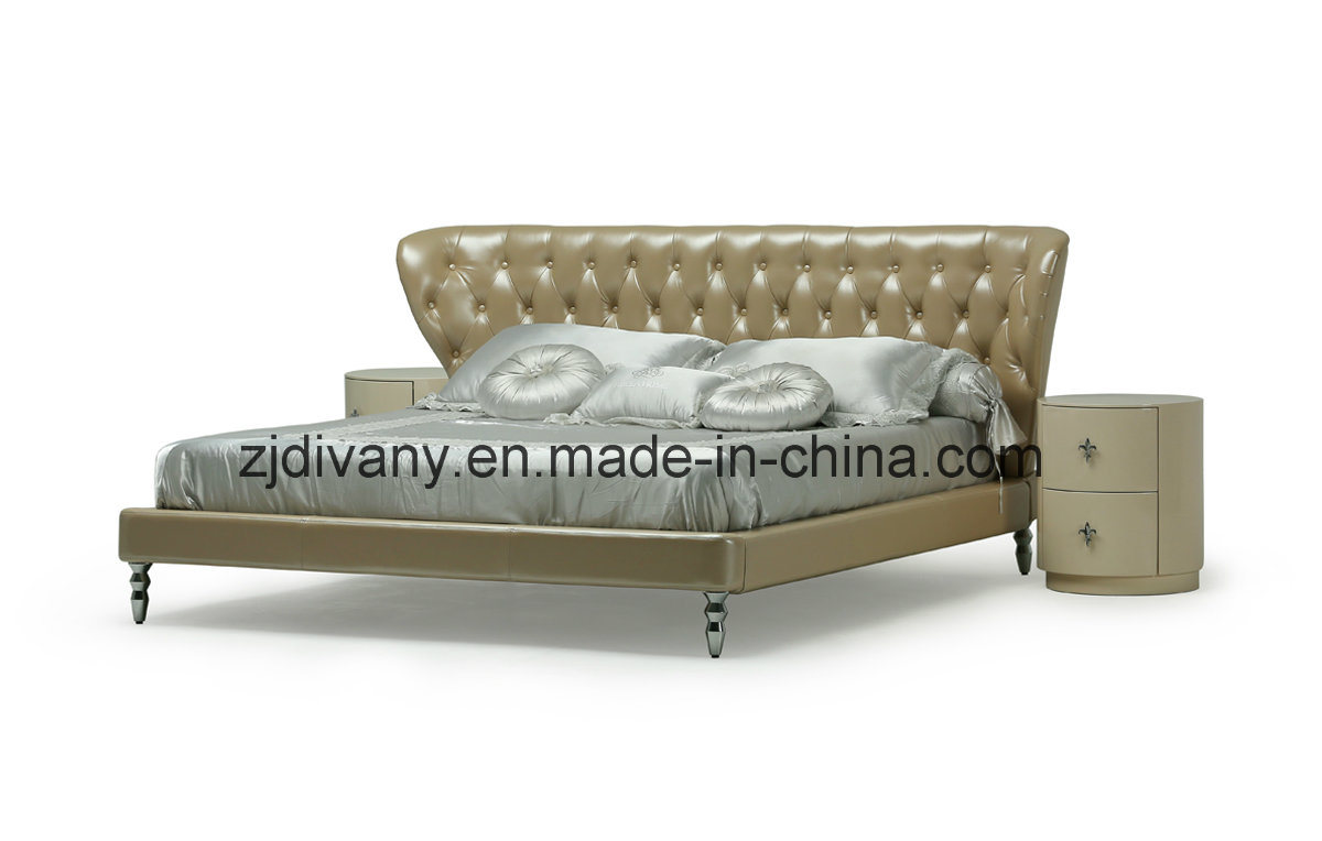 New Classic Style Bedroom King Bed (LS-417)