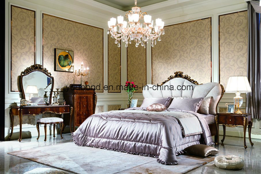 E70 High Gloss Painting Classical Luxury Style Bed Room Collection