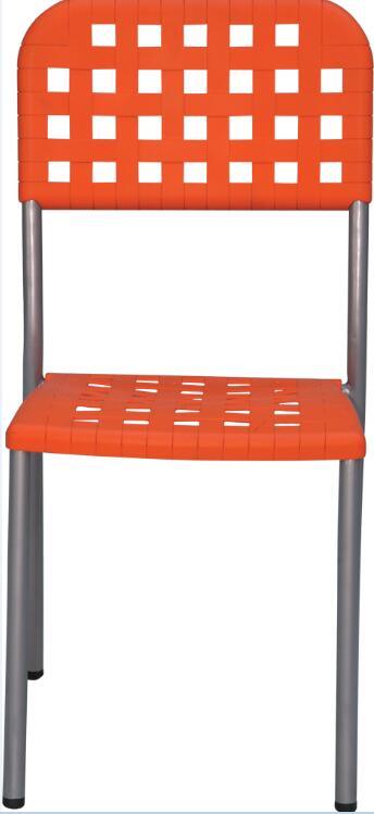 Cheap Outdoor Armless Plastic Stacking Dining Chair