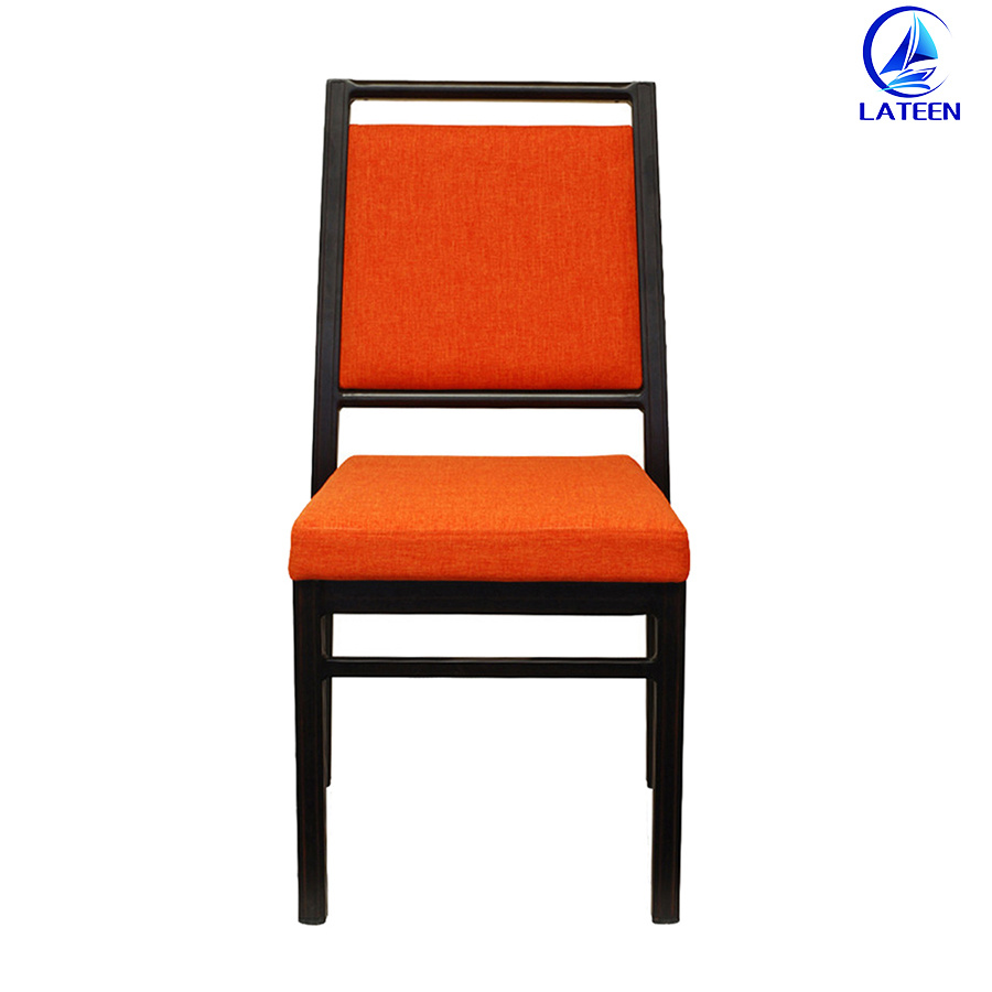 Dining Furniture Aluminum Metal Wood Like Chair for Sale