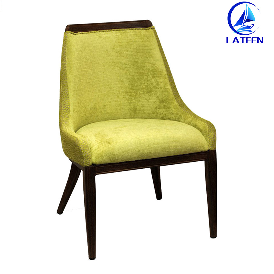Best Selling Aluminum Wood Imitation Frame Dining Room Chair