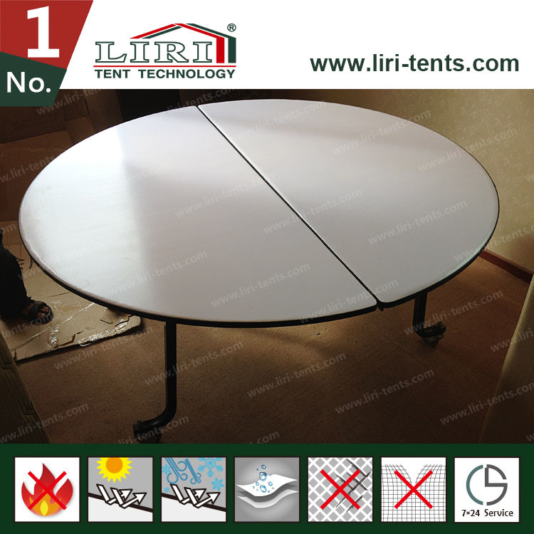 1.8m 10 Persons Folding Round Table for Banquet Event