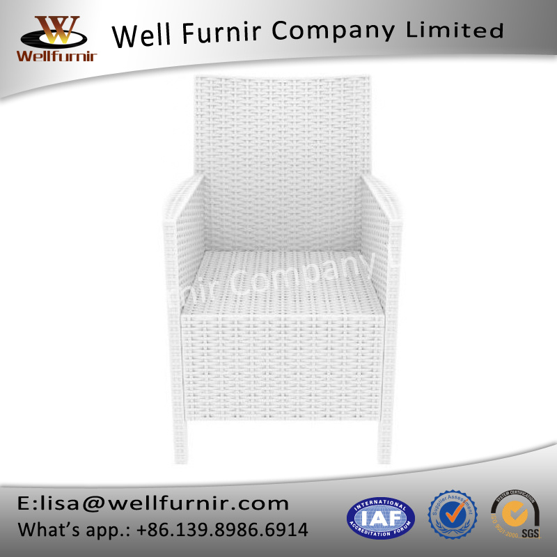 Well Furnir Wf-17070 Resin Wickerlook Chair