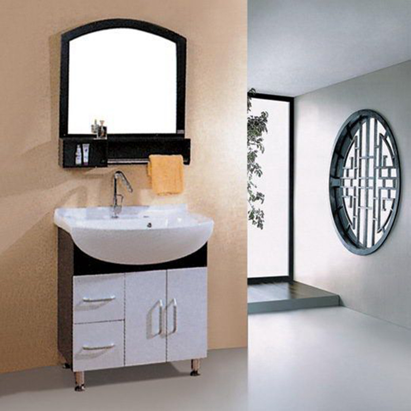 Modern Econimic Solid Wood Bathroom Cabinet (ADS-640)