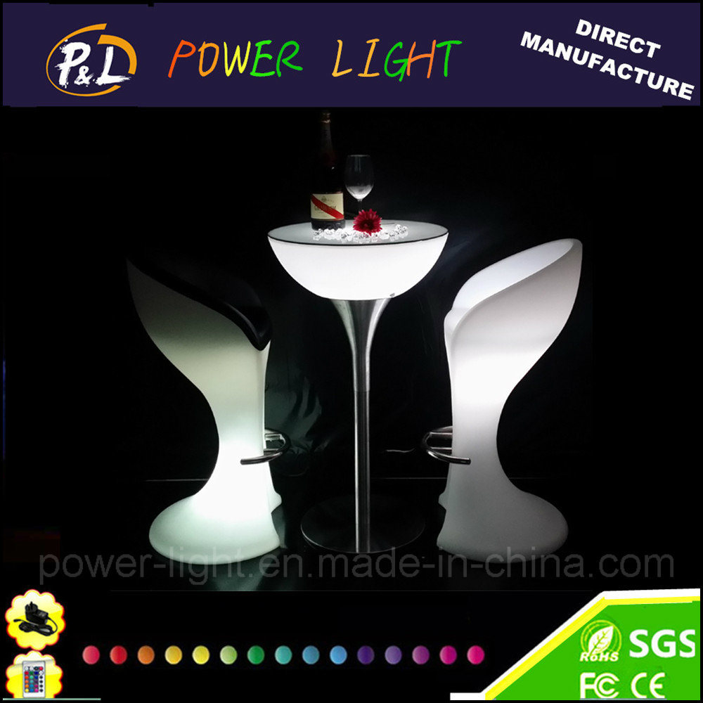 Bar Furniture Rechargeable Multicolor Changing LED Bar Chair
