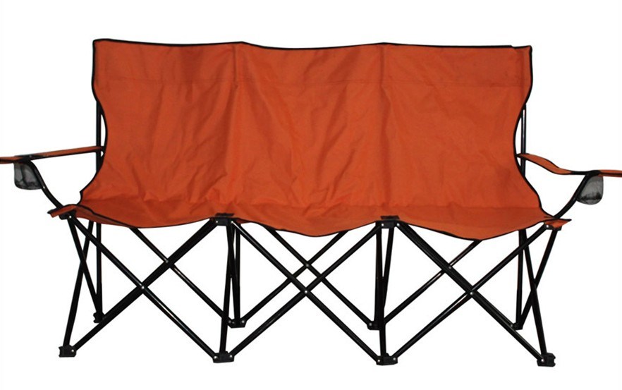 Three Persons Collapsible Beach Chair