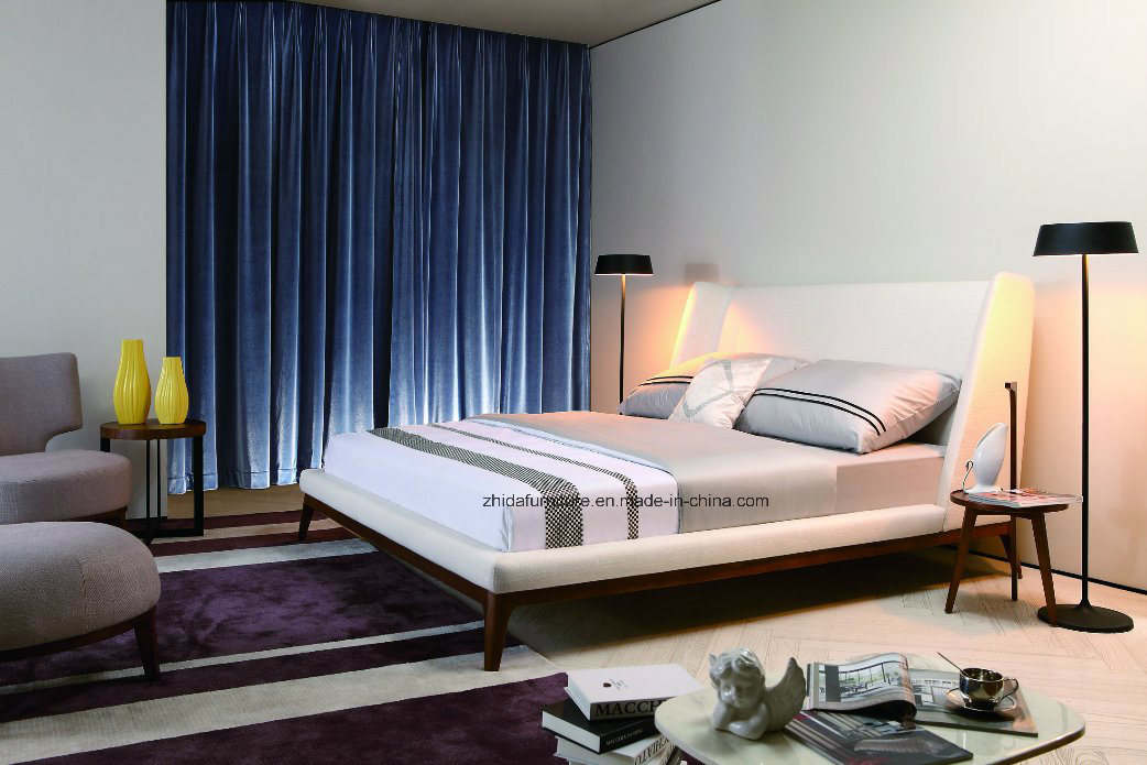 Hot Sale Furniture Modern Fashion Living Room Furniture/Fabric Bed (MB1203)