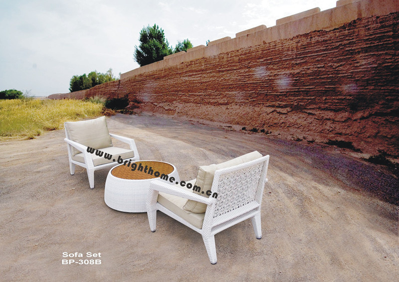 Outdoor PE Rattan Wicker Sofa Set Bp-308b