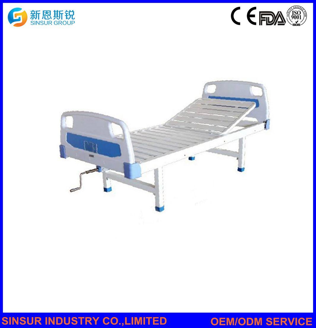 Qualified Cheap Medical Equipment Manual Single Function Hospital Clinic Bed