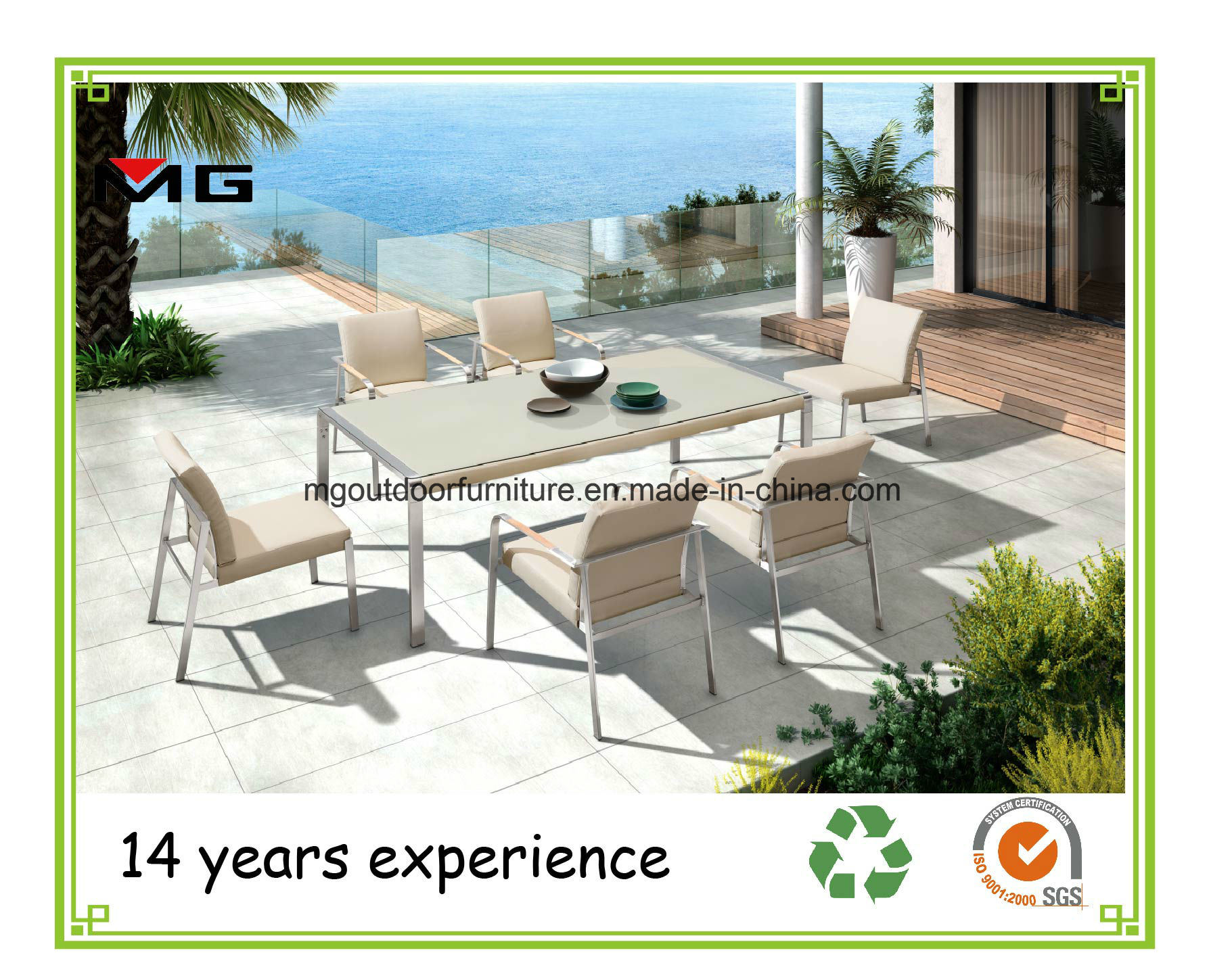 Home & Garden Tables Stainless Steel Dining Tables