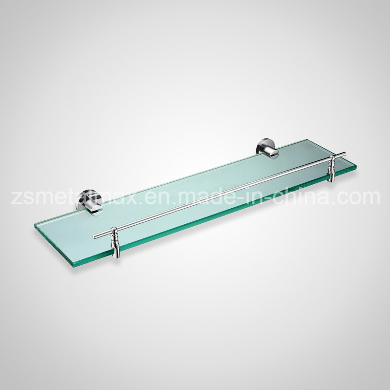 Stainless Steel Bathroom Wall Mounted Glass Shelf (BLJ004)