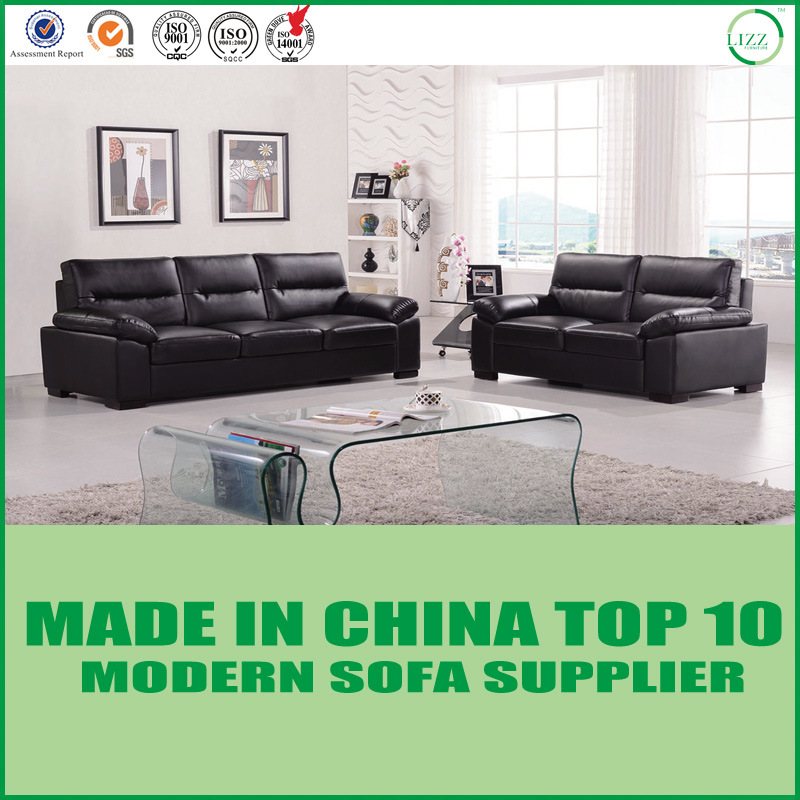 Factories Price Comfortable Feather Cushion Lesisure Leather Sofa