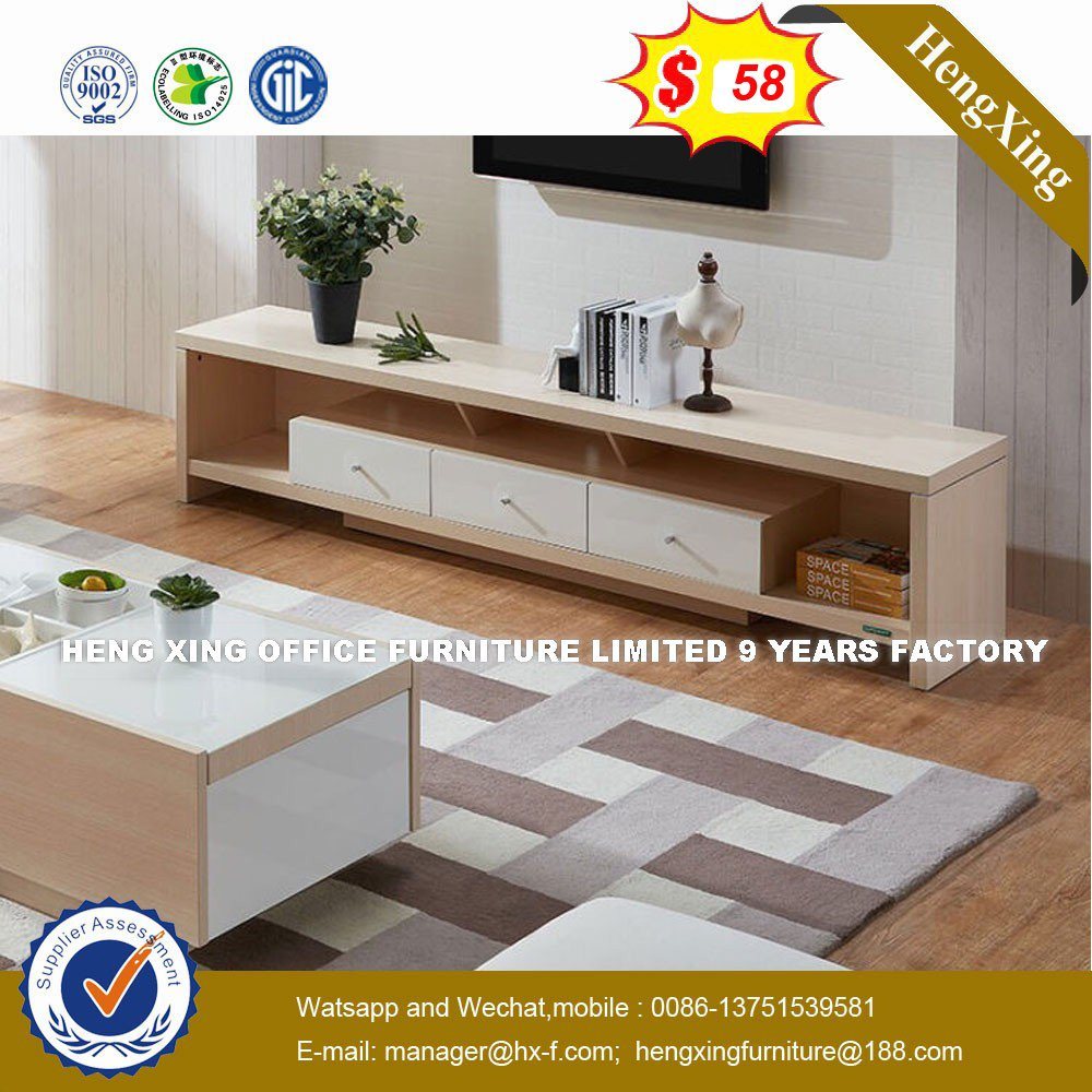 Fancy Style Tempered Clear Color TV Stand (HX-8NR0851)