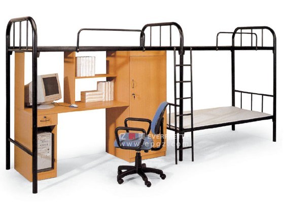 3 -Person Metal Bunk Bed for Dormitary (GT-14)
