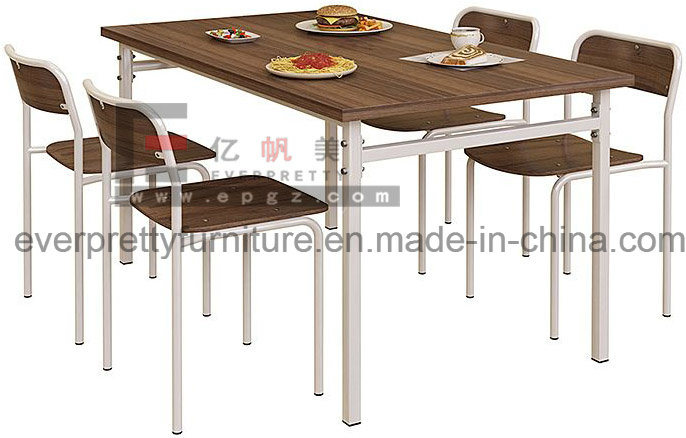 Modern Dining Canteen Table Chair Furniture Set