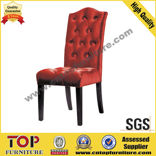 Hotel Wooden Fabric Leisure Dining Chairs