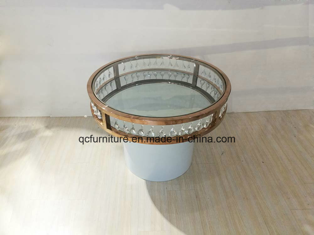Round Stainless Steel Metal Used Wedding Tables for Wedding Events