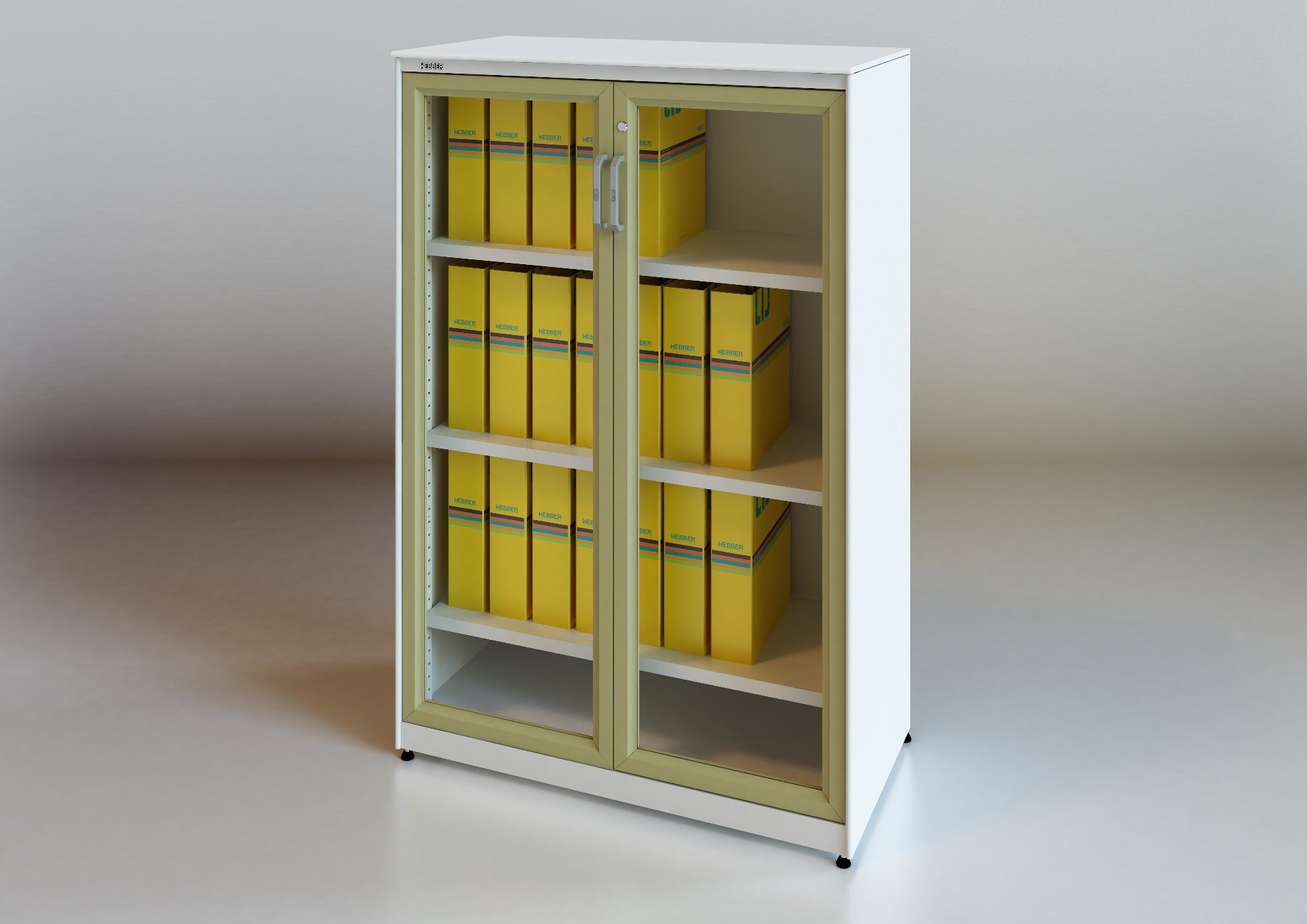 New Design Glazed Sliding Door Filing Cabinet (SE-SLG)
