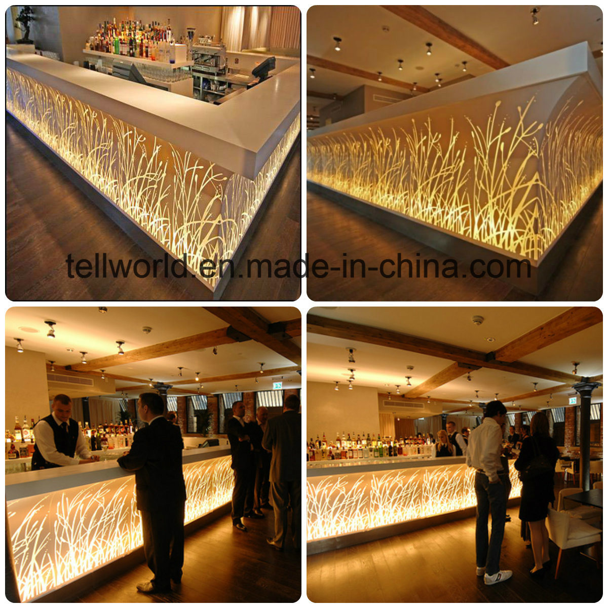 Luminous Bar Counter, Lighted Bar Counter, Acrylic Bar Counter
