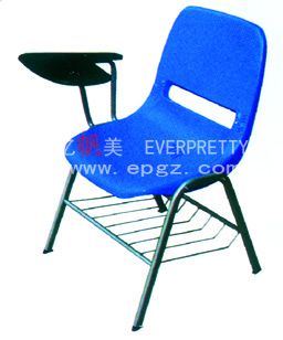 Training Chair with Table PP Chair with Tablet Arm Pad Tablet Folding Plastic Chairs