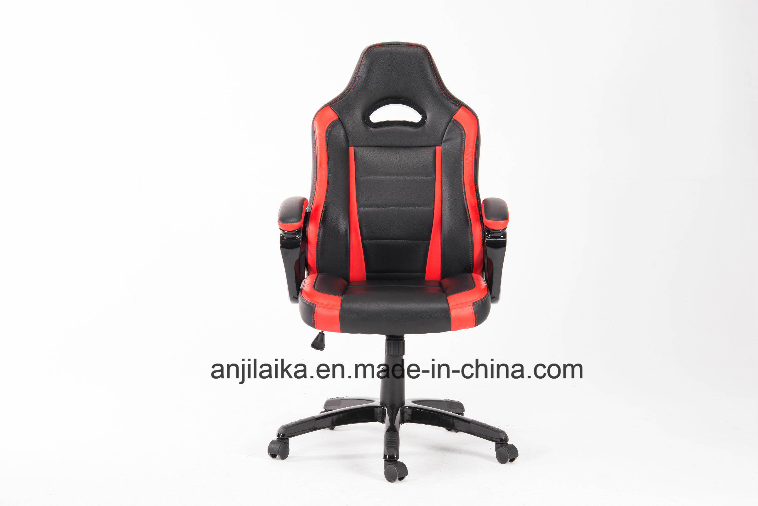Eco Friendly Leather Soft Pad Office PC Computer Gaming Racing Chair with Headrest