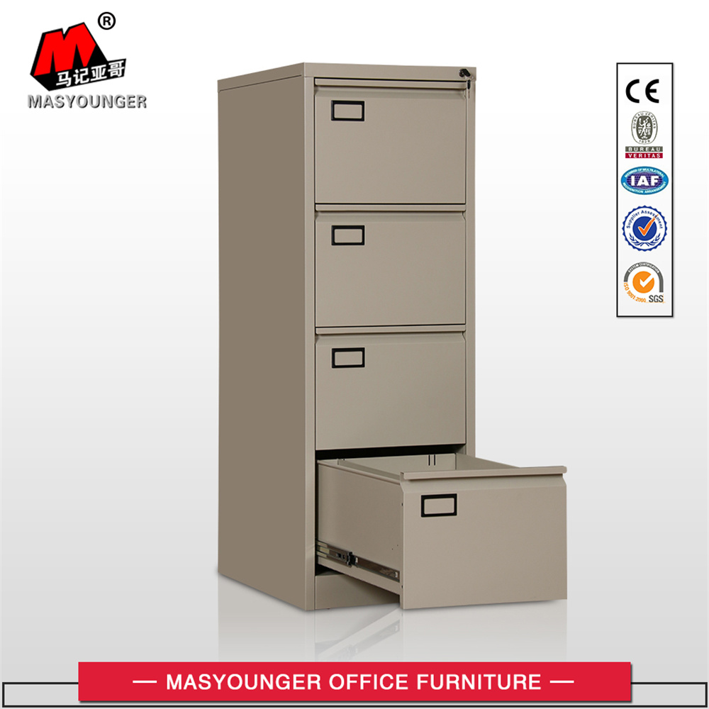 Knock Down Structure 4 Drawer File Storage Cabinet