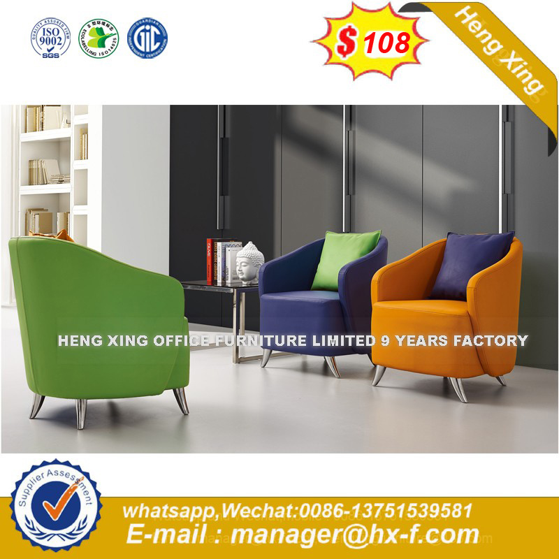 Modern Steel Metal Base Fabric Upholstery Leisure Chair (HX-s322)