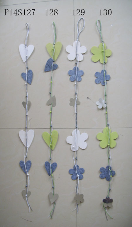 Flower Heart Garland Easter Decoration Craft