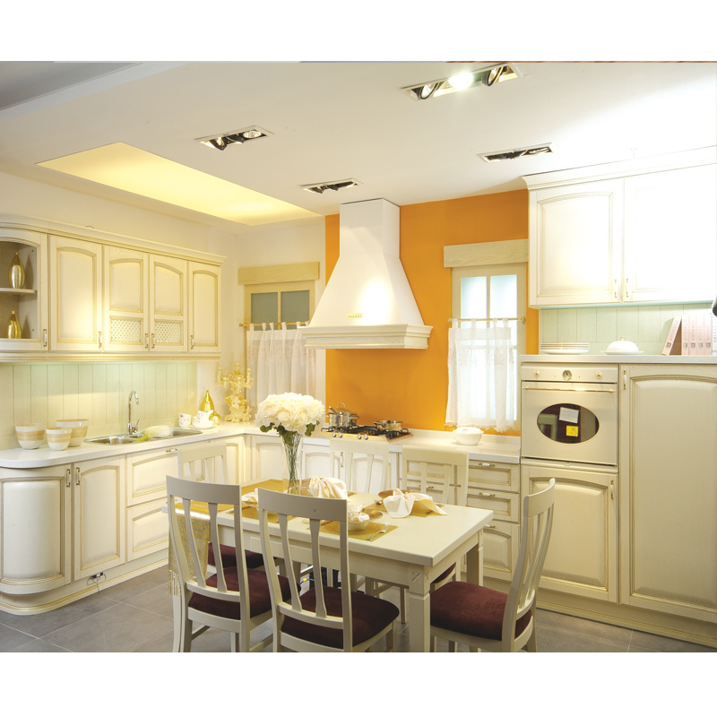 2015 Welbom Best Selling White Fashion Elegant Oak Wood Kitchen Cabinets