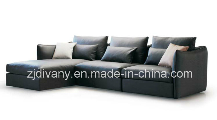 Modern Home Furniture Fabric Sofa (D-74-E+B+D)