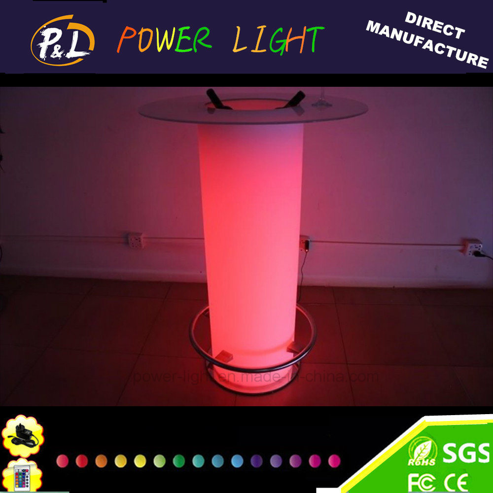 Light up Color Changing LED Table with Ice Bucket