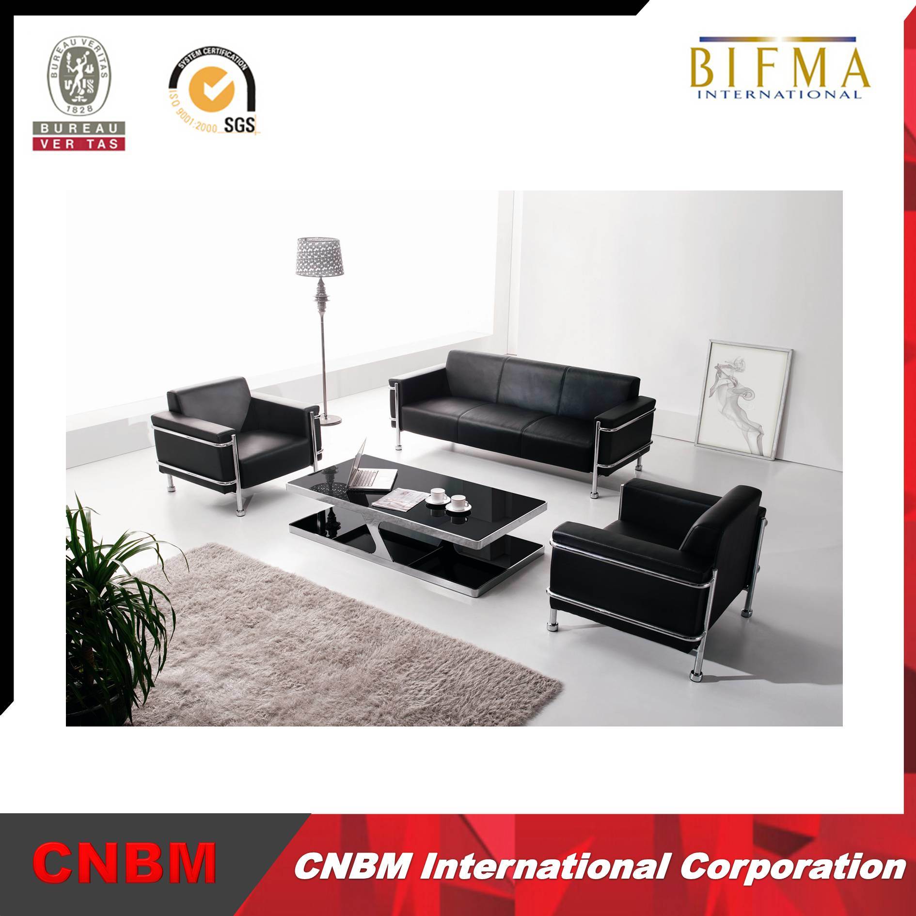 Modern Office Sofa Leather Cmax-S11
