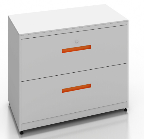 Square Series Steel 2-Drawers Lateral Filing Cabinet (SQ-2D)