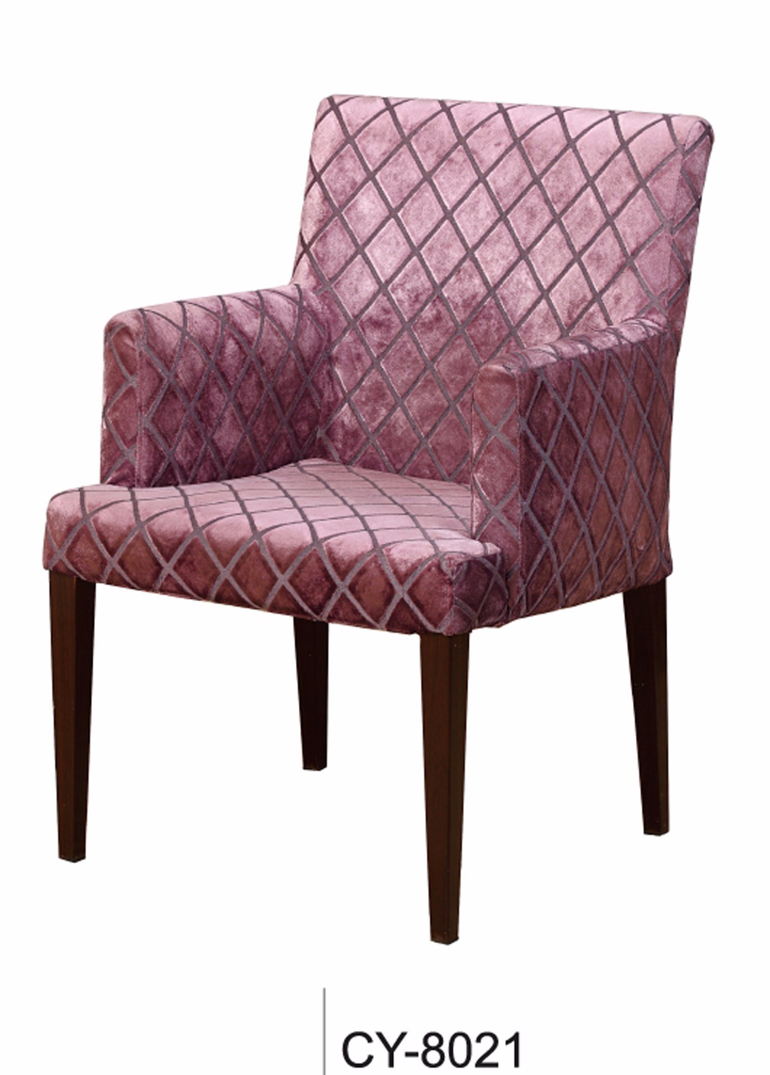 Elegant Wooden-Looking Hotel Dining Chair