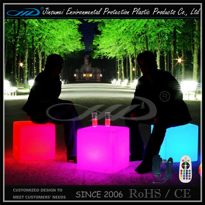 40cm Modern Event Party LED Furniture Cube Table/ Seat/Stool