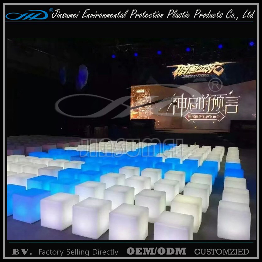 LED Plastic Furniture for Outdoor Decor for Events Parties