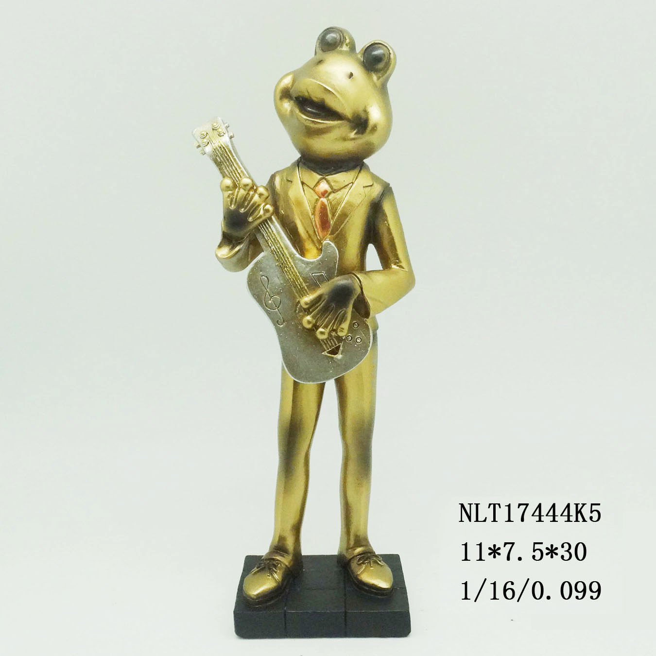 Custom Tabletop Decoration Items Gold Frog Gifts Sculpture Frog Figurine