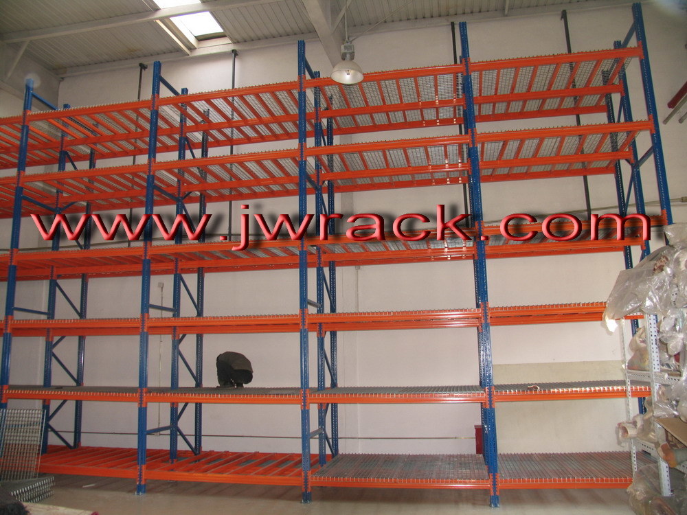 Heavy Duty Wire Mesh Deck Rack
