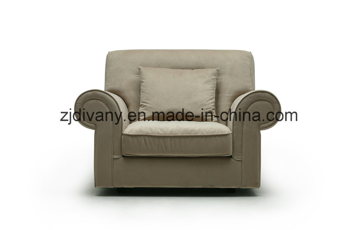 Modern Style Furnitur Single Sofa Fabric (LS-123)