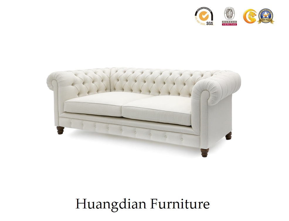 Custom Furniture Living Room Set Tufted Chesterfield Sofa (HD757)