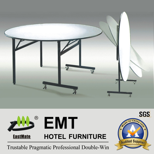 Flexible Design Hotel Restaurant Furniture Dining Table (EMT-FT607)