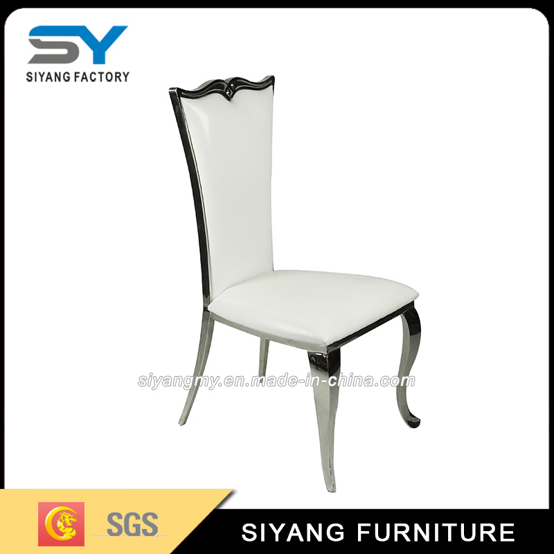 Hotel Furniture White Metal Chair Modern Dining Chairs King Chair
