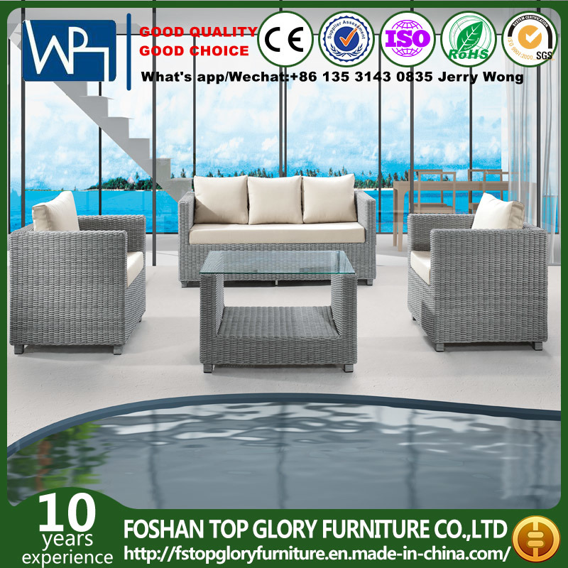 Outdoor Lounge Sets 3+1+1 Patio Garden Furniture Sofas with Cushion Tg-Jw803
