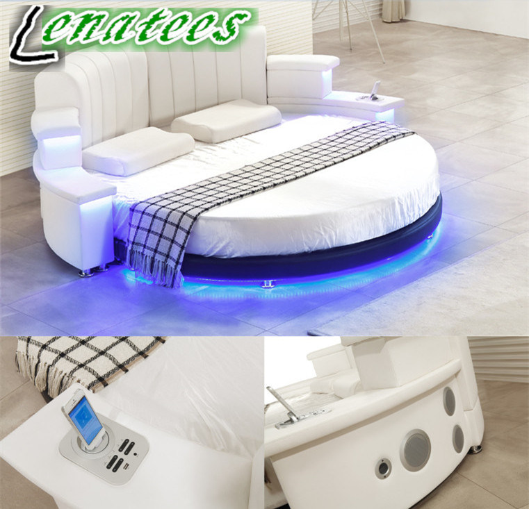 Cy006 Hot Selling Bedroom Furniture with LED Lighting Music Player
