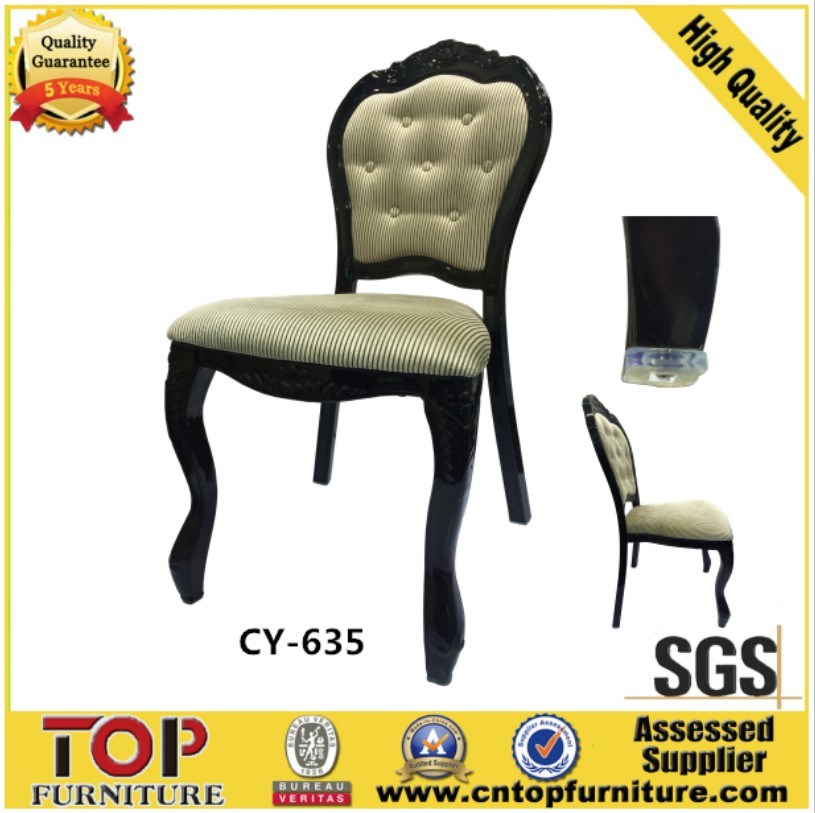 5 Star Hotel Aluminium Material White PU Leather Event Wedding Banquet Chairs