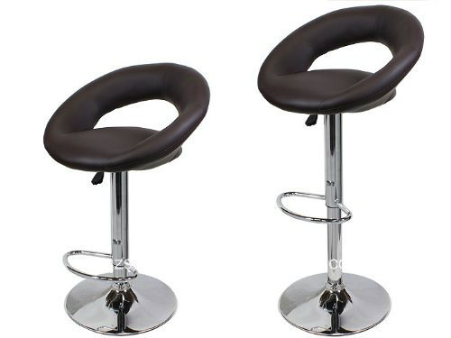Acrofine Soft Genuine Leather Stool Chair with Footrest Zs-603r