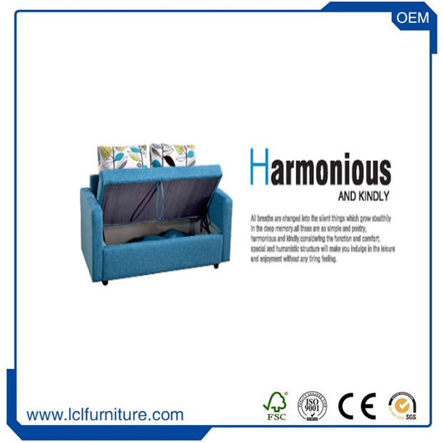 Modern Round Multi-Purpose Storage German Sofa Bed with Futon Made in China