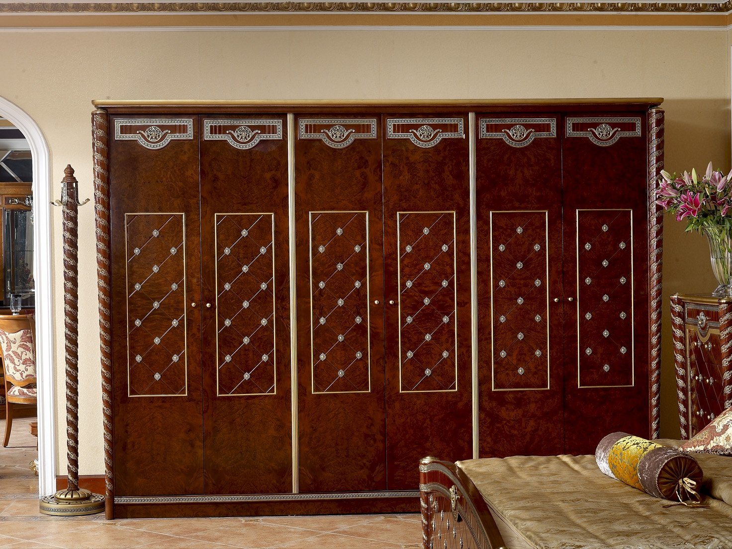 0026 Conicalness Legs Classical Royal Brown Color Wardrobe